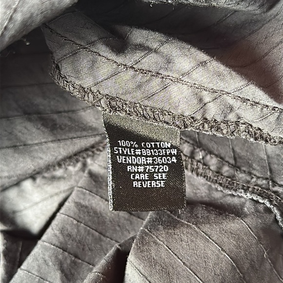 Buckle Black Men's Casual Button Down Shirt Size Large Long Sleeve - Picture 4 of 4